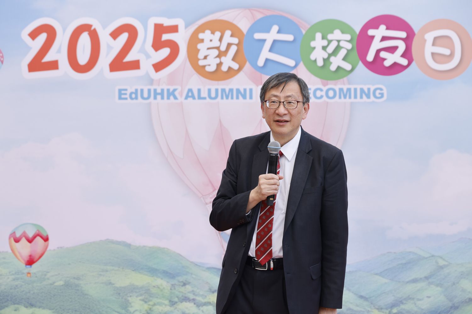 教大校长李子建教授致欢迎辞