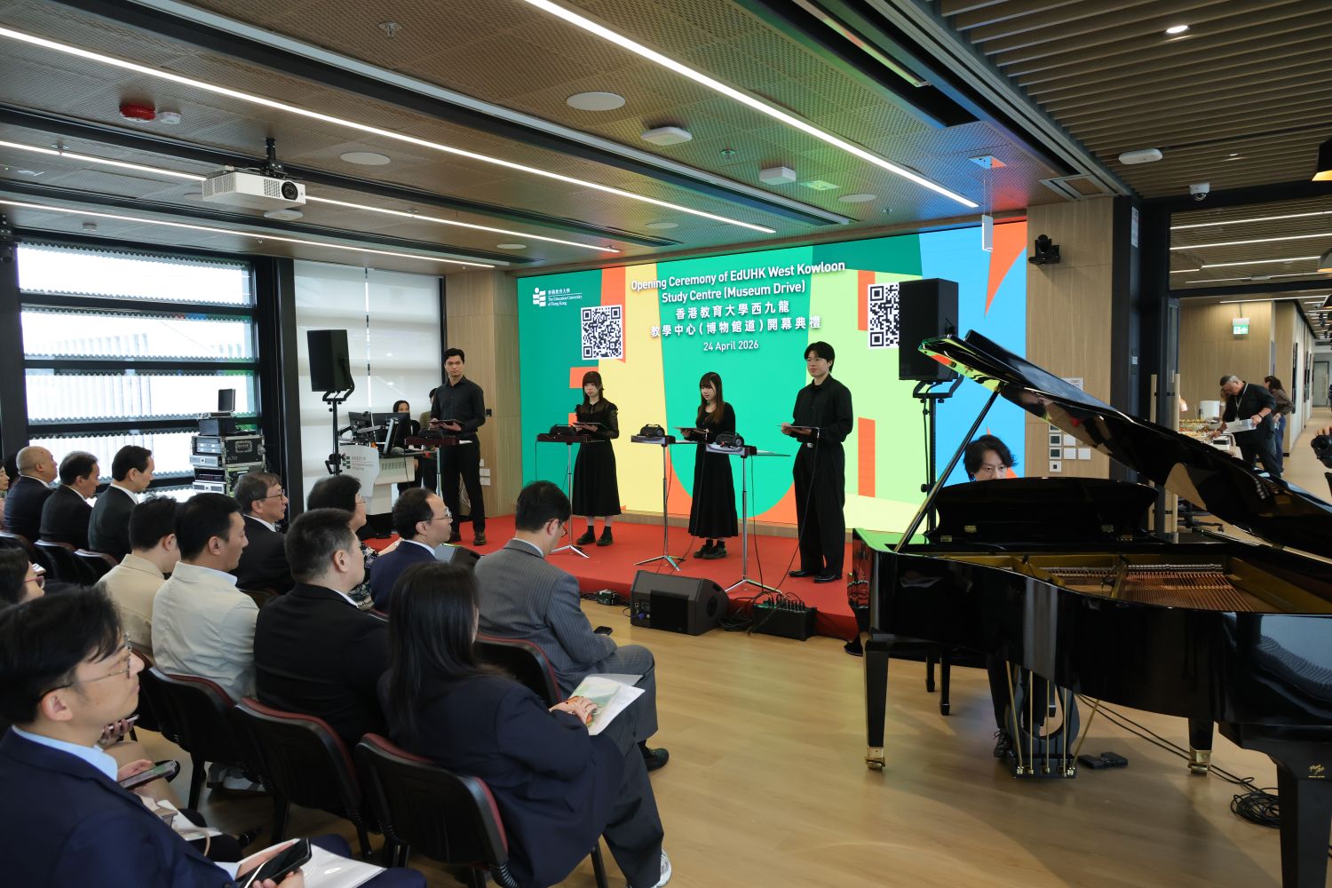 Dr Philbert Li King-yue, Lecturer in the Department of Cultural and Creative Arts and pianist, performs 